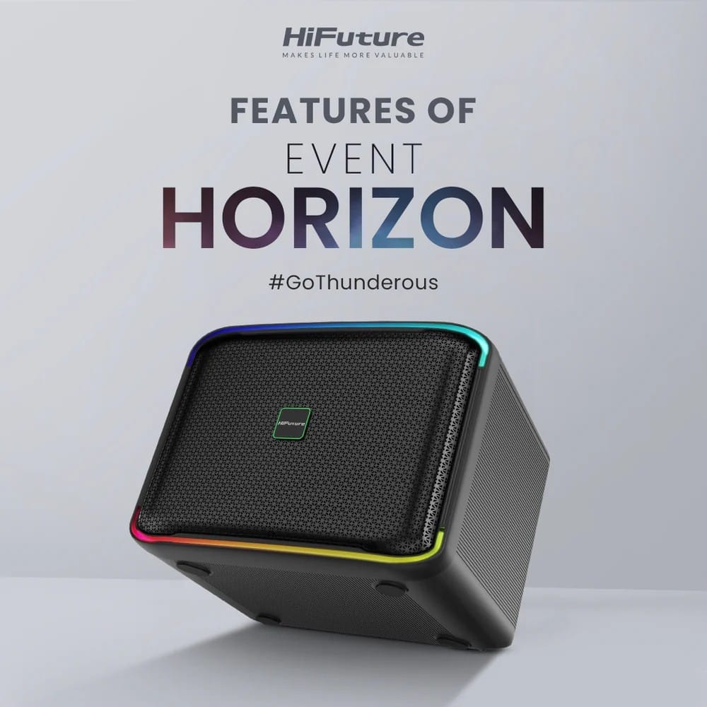 ลำโพงบลูทูธ HIFUTURE EVENT HORIZON BASS ENHANCED EQ สีดำ
